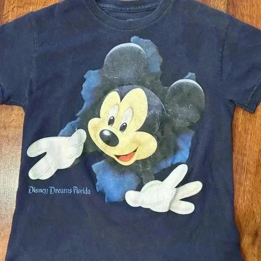Vintage 90’s Disney Dreams Florida Mickey Mouse kids tshirt size 9/10